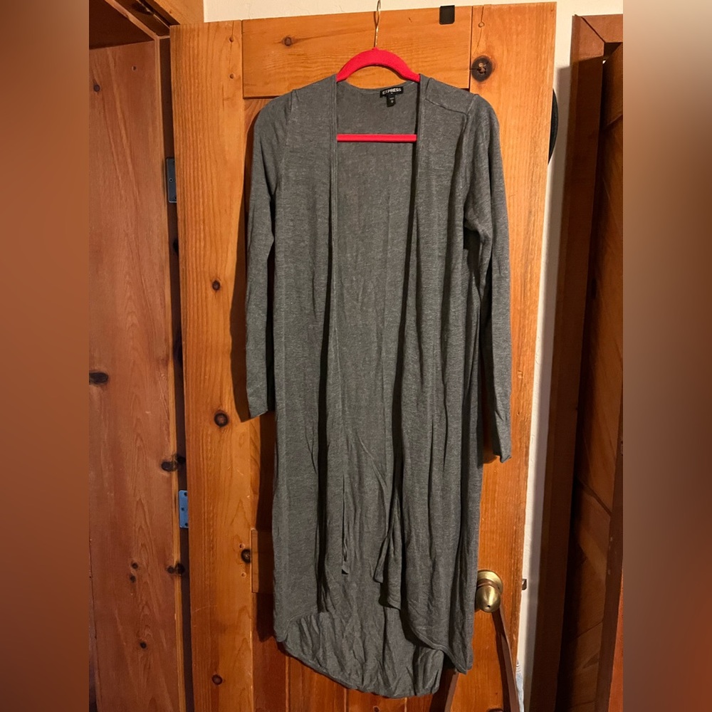 EXPRESS Gray mid length sweater SIZE M